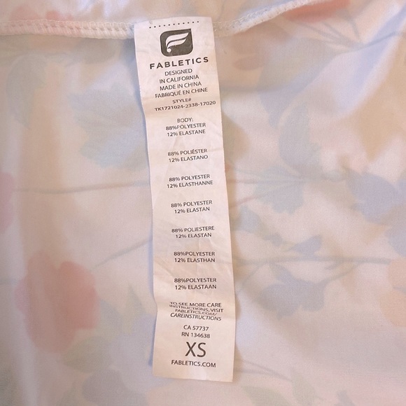 Fabletics poppy field top - Picture 5 of 6